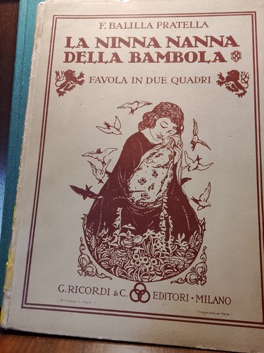 Balilla pratella ninna - f.balilla, pratella.la