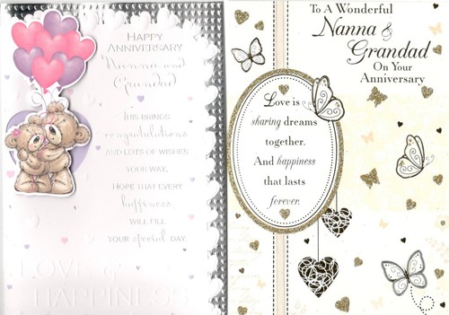 Biglietto anniversario nanna - biglietto,